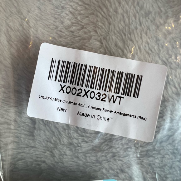 6-Piece Artificial Holiday Flower Arrangements - Picture 6 of 6